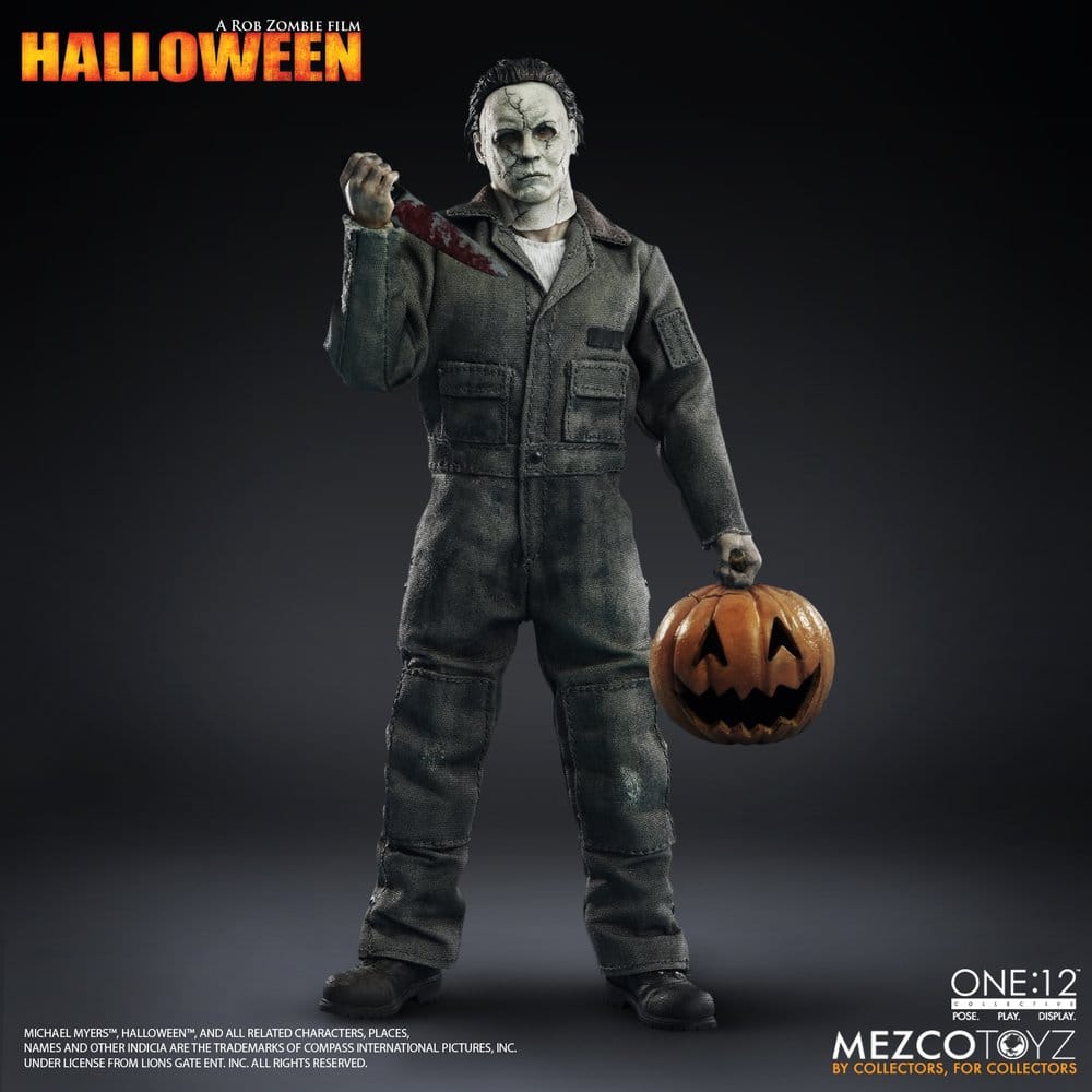 x_mez76842 Halloween (2007) One:12 Collective Action Figure 1/12 Michael Myers 17 cm - immagine 1