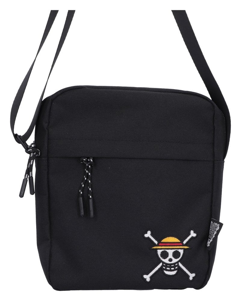 x_nemn-c7784c26 One Piece Crossbody Bag Luffy Jolly Roger (Black) 23 cm - immagine 1