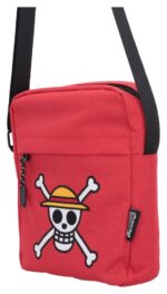 One Piece Crossbody Bag Luffy Jolly Roger (Red) 23 cm - immagine 2
