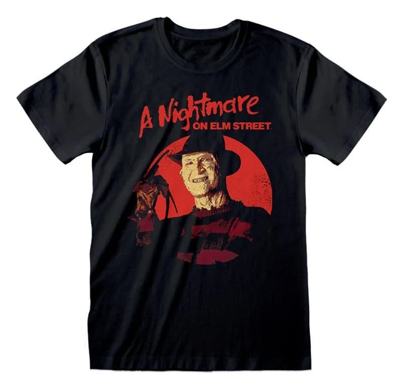 x_nes08982tsb Nightmare on Elm Street T-Shirt Freddie Black - immagine 1