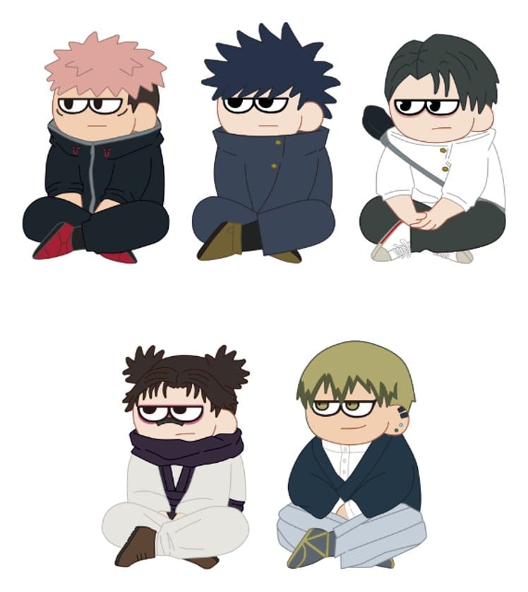 x_ntvs-86297 Jujutsu Kaisen JIRORI Mini Figures 9 cm Vol. 2 Blind Box Display (5) - immagine 1