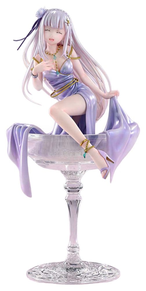 x_p1spwrzr-04s Re:Zero Prisma Wing Statue 1/7 Emilia Glass Edition Bonus Version 29 cm - immagine 1