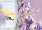 Re:Zero Prisma Wing Statue 1/7 Emilia Glass Edition Bonus Version 29 cm - immagine 2