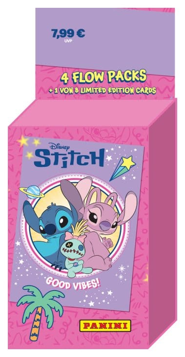 x_pn61547 Stitch Trading Cards Good Vibes Eco Blister *German Version* - immagine 1