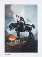 Frank Frazetta Fine Art Print Death Dealer I Rainbow Lava Holofoil 61 x 41 cm - unframed
