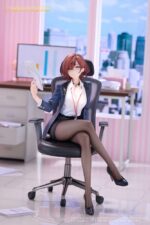 The Idolmaster Shiny Colors x Mahjong Soul PVC Figure 1/7 Madoka Higuchi Effortless Work Ver. 21 cm - immagine 3
