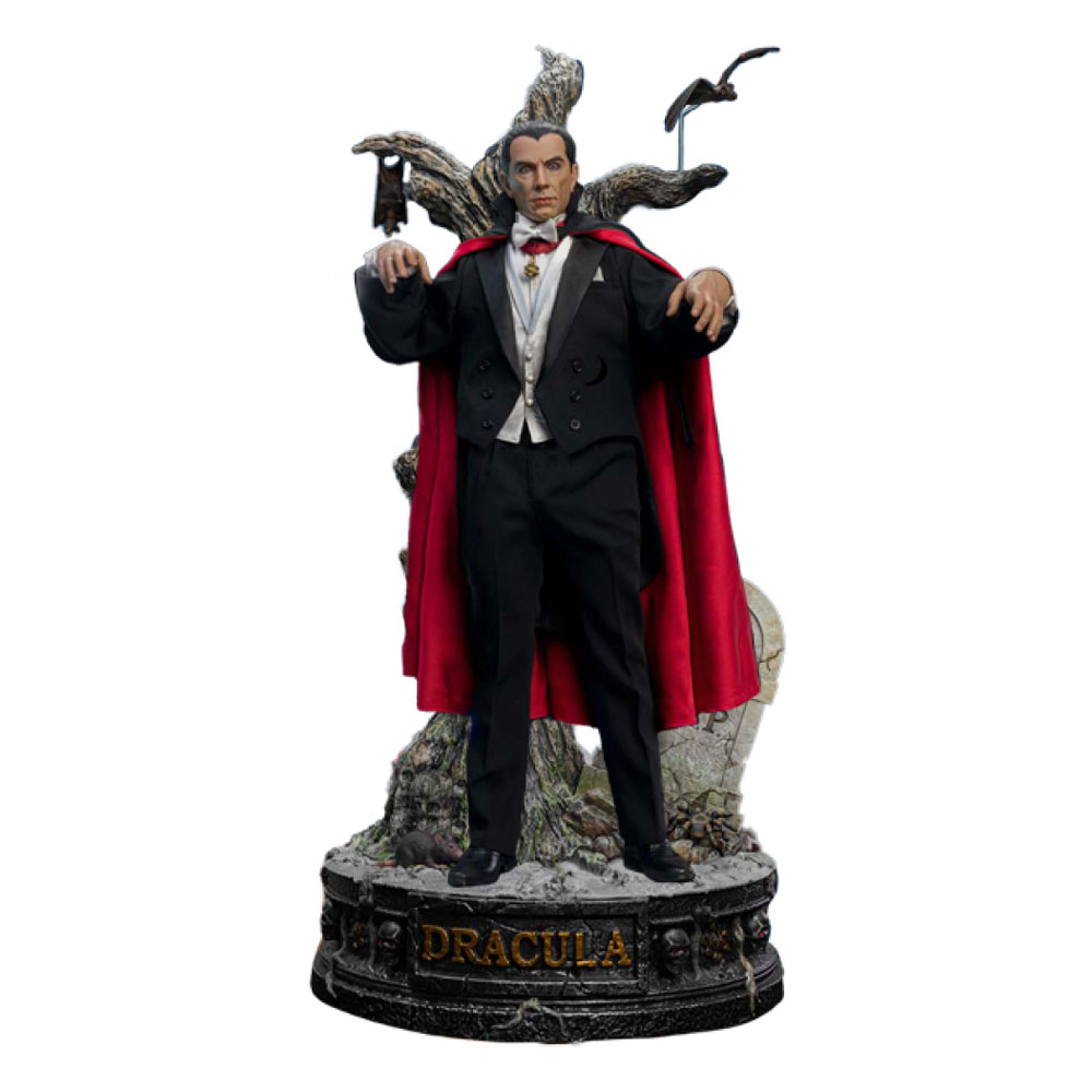x_stasa4012 Dracula (1931) Superb Scale Statue 1/4 Bela Lugosi as Dracula 60 cm - immagine 1