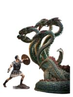 Ray Harryhausen Painted Statue Hydra with Jason Warrior Resin Statue 30 cm