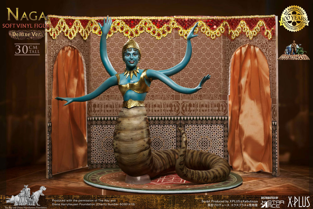 x_stasa9071 The 7th Voyage of Sinbad Soft Vinyl Statue Ray Harryhausen's Naga (Snake Woman) Deluxe Version 31 cm - immagine 1