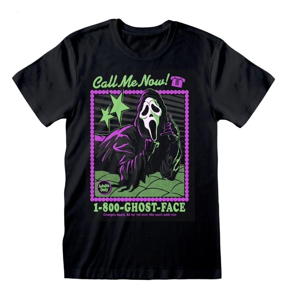 x_stv10900tsb Steven Rhodes x Scream T-Shirt Ghostface x SR 1800 Black - immagine 1