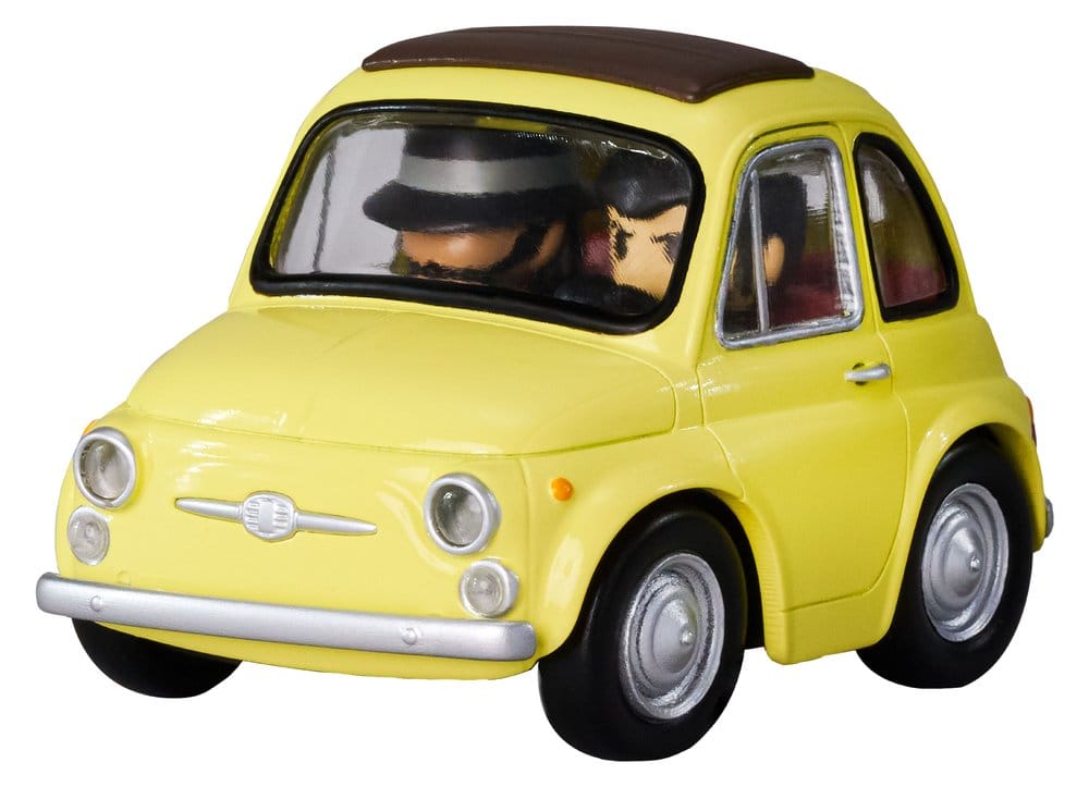 x_tatgn369 Lupin the Third: The Castle of Cagliostro Q Village PVC Figure QV-08 Fiat 500 8 cm - immagine 1