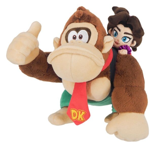 x_tgpl78067 Donkey Kong Bananza Plush Figure Donkey Kong & Pauline 23 cm - immagine 1