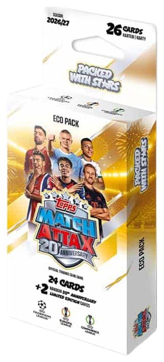 x_topp087538 UEFA Club Competition Match Attax 2026/27 Trading Cards Eco Pack - immagine 1