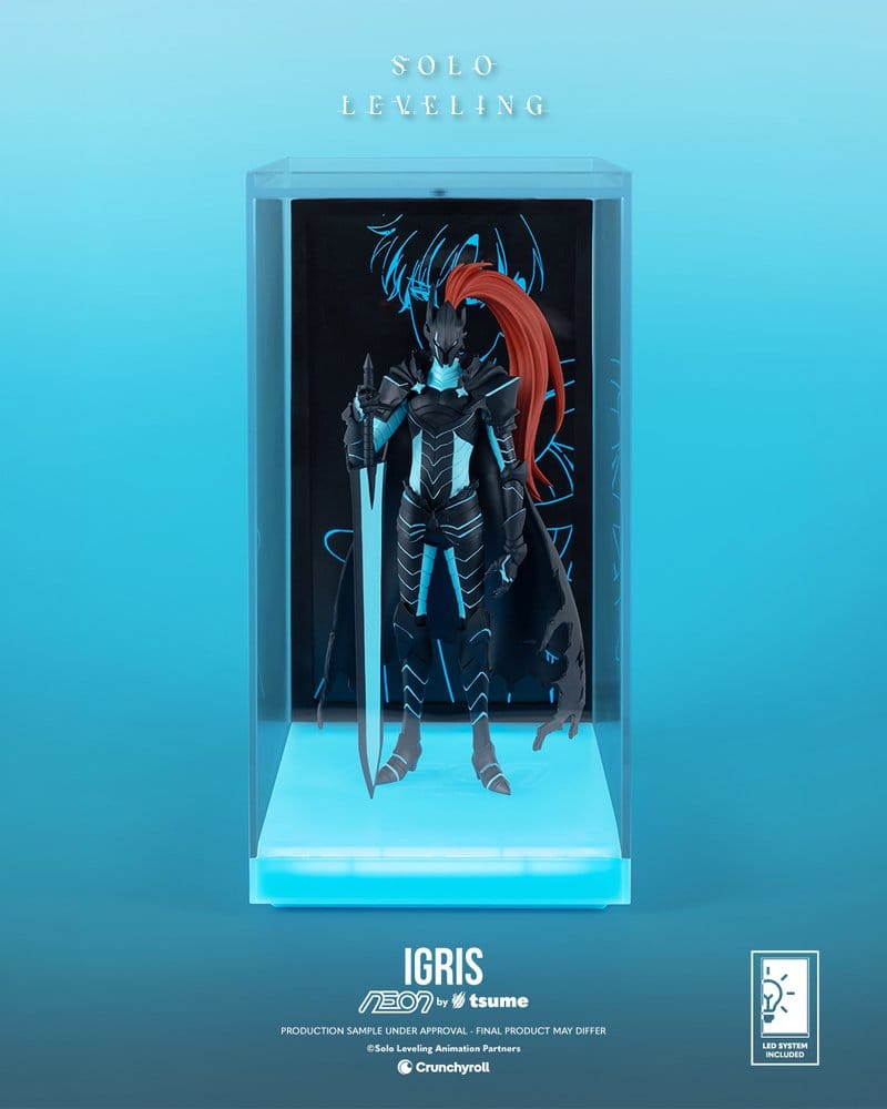 x_tsu-neon019 Solo Leveling Neon Figure 1/9 Igris 20 cm - immagine 1