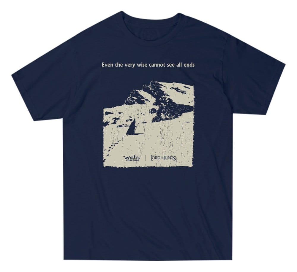 x_weta868105633 The Lord of the Rings T-Shirt Wise Cannot See / Navy - immagine 1